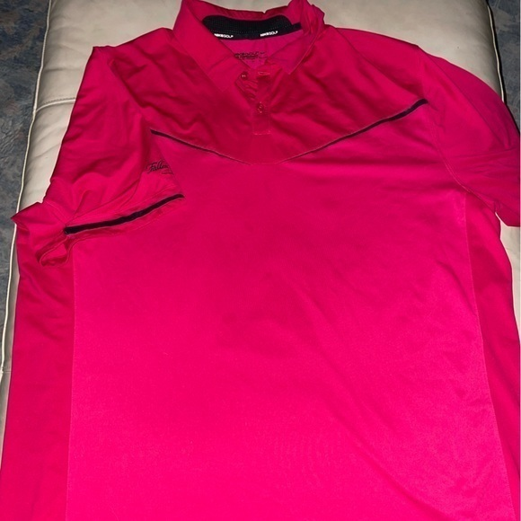 Nike golf‎ mens hot pink polo sz XXL - Picture 1 of 7